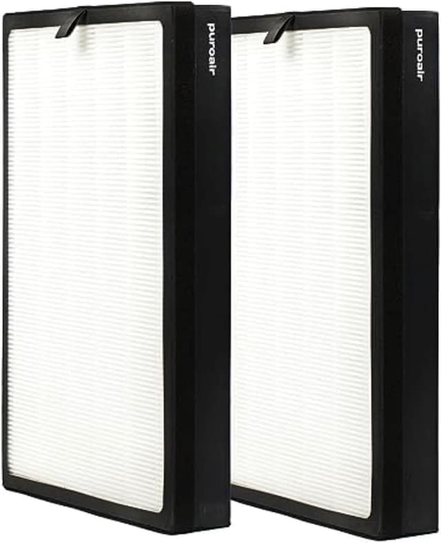 PuroAir 400 Replacement Filter - HEPA Filters up to 99.9% of Smoke, Pollen, Dust and Common Household Pollutants - HEPA Air Filter Replacement for PuroAir 400 Air Purifier (2 Pack)