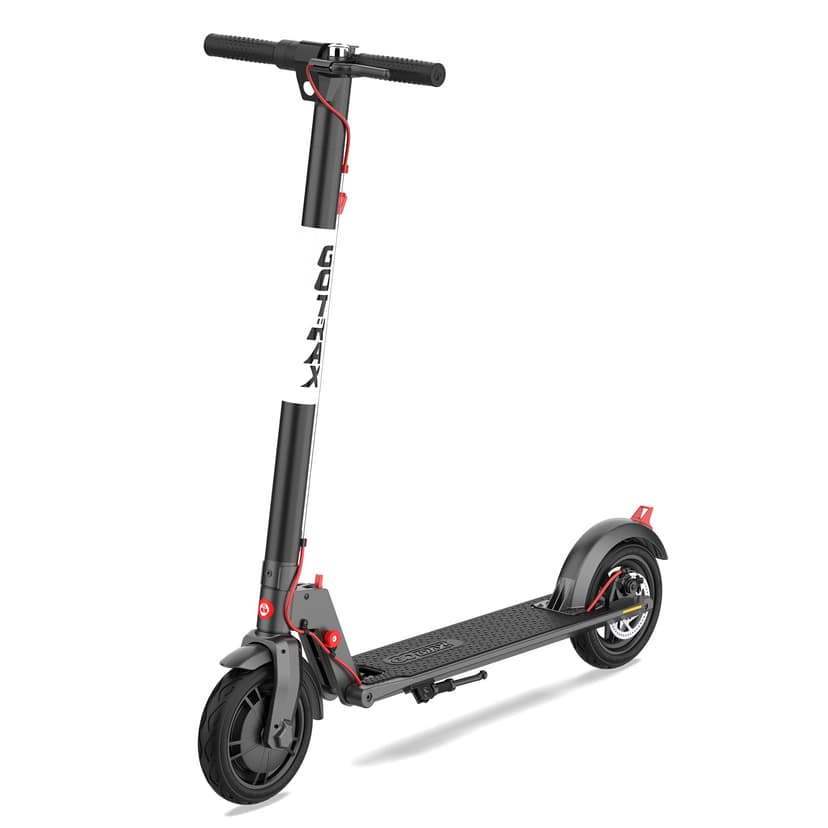 Gotrax GXL V2 Electric Scooter, 8.5" Solid Tire, Max 12 Mile and 15.5Mph Speed Power by 250W Motor, Lightweight 25.95lb, Cruise Control Aluminum Alloy Frame Foldable Commuting Escooter for Adults