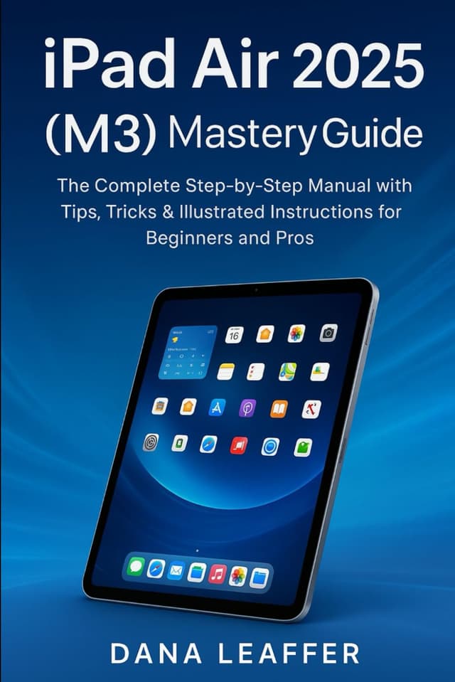 IPAD AIR 2025(M3) MASTERY GUIDE: The Complete Step-by-Step Manual with Tips, Tricks & Illustrated Instructions for Beginners and Pros