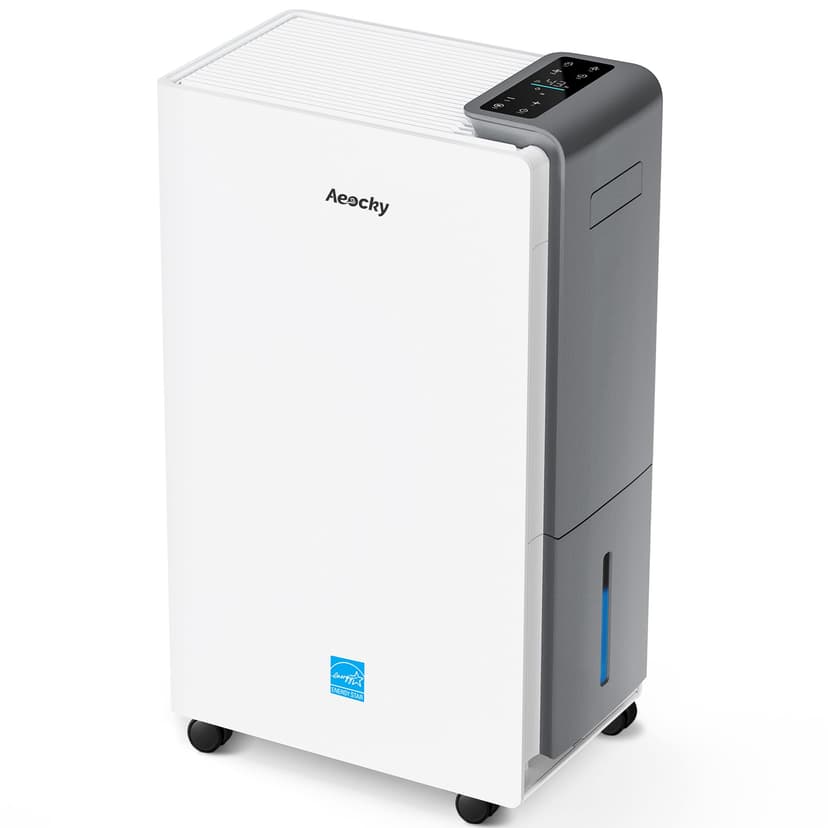 4500 Sq.Ft Energy Star Most Efficient 2025 Dehumidifier,AEOCKY Max 80 Pint/Day Smart Compressor Dehumidifier with Drain Hose, Intelligent Humidistat,for Basement,Bedroom,Home,Bathroom
