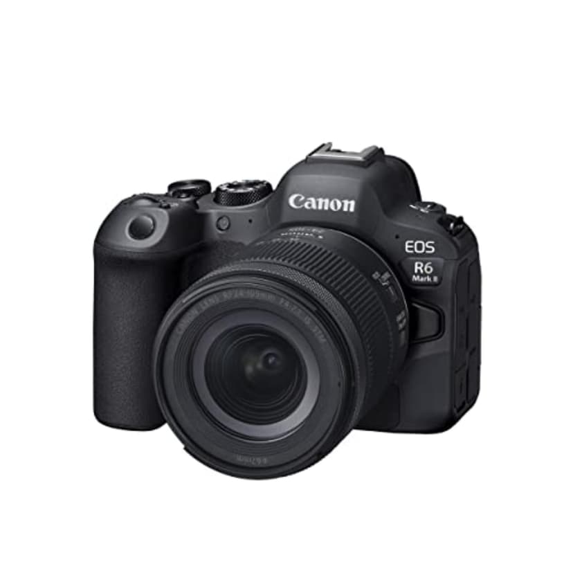Canon EOS R6 Mark II Mirrorless Camera RF24-105mm F4-7.1 is STM Lens Kit, Full-Frame Hybrid Camera, 24.2 Megapixel CMOS Sensor, Photo and Video Capabilities, Black