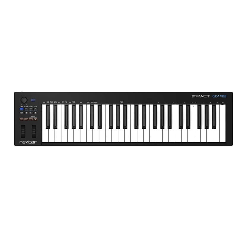 Nektar Impact GX49 | USB MIDI Controller Keyboard with Nektar DAW Integration Black