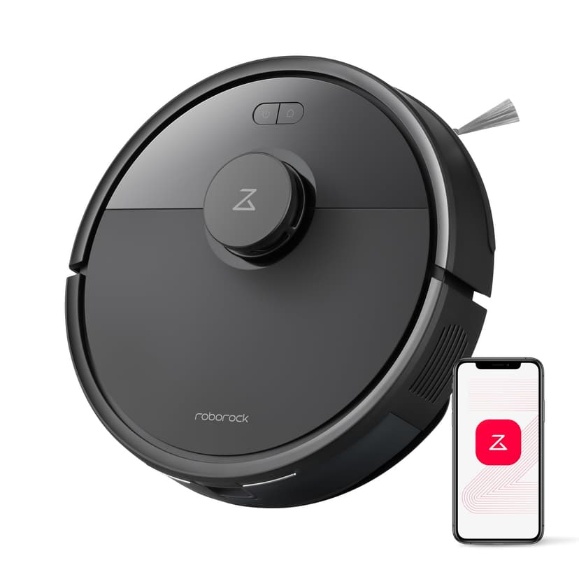 roborock Q7 L5 Robot Vacuum and Mop Combo, 8,000Pa Suction, Upgraded from Q5 Pro, Dual Anti-Tangle System, LiDAR Navigation, Multi-Level Mapping, Self-Charging Robotic Vacuum Cleaner, Black