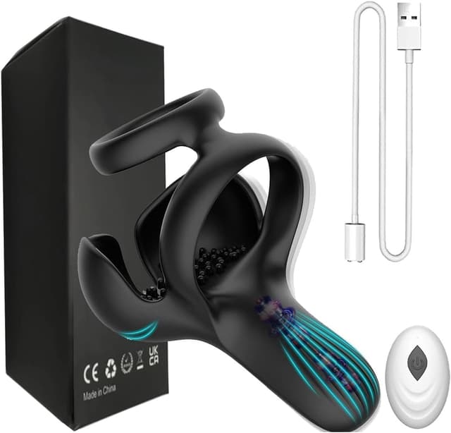 FuJiaXin Neuman ApexDrive Pro,Portable,Black Silicone,9 Modes, IPX7 Waterproof Design,Can App Control or Button Control