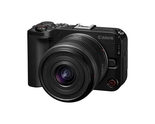 Canon EOS R50 V Mirrorless Camera with RF-S14-30mm F4-6.3 is STM PZ Lens, APS-C Sensor, 24.2 Megapixels, Ultra-Wide Zoom, Fast Autofocus, Vlogging and Live Streaming Kit for Content Creators, Black