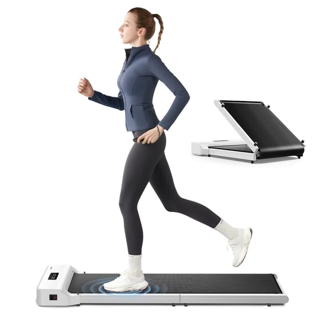 WALKINGPAD Z1 Foldable Walking Pad Treadmill for Home Office, Under Desk Treadmill with Adaptive Speed Control, Compact Design for Small Spaces, No Assembly Needed