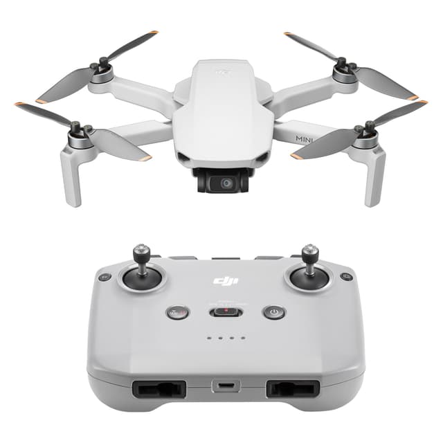 DJI Mini 4K, Drone with 4K UHD Camera for Adults, Under 249 g, 3-Axis Gimbal Stabilization, 10km Video Transmission, Auto Return, Wind Resistance, 1 Battery for 31-Min Max Flight Time, Intelligent