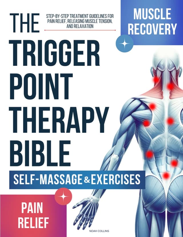 The Trigger Point Therapy Bible: Step-by-Step Treatment Guidelines for Pain Relief, Releasing Muscle Tension, and Relaxation