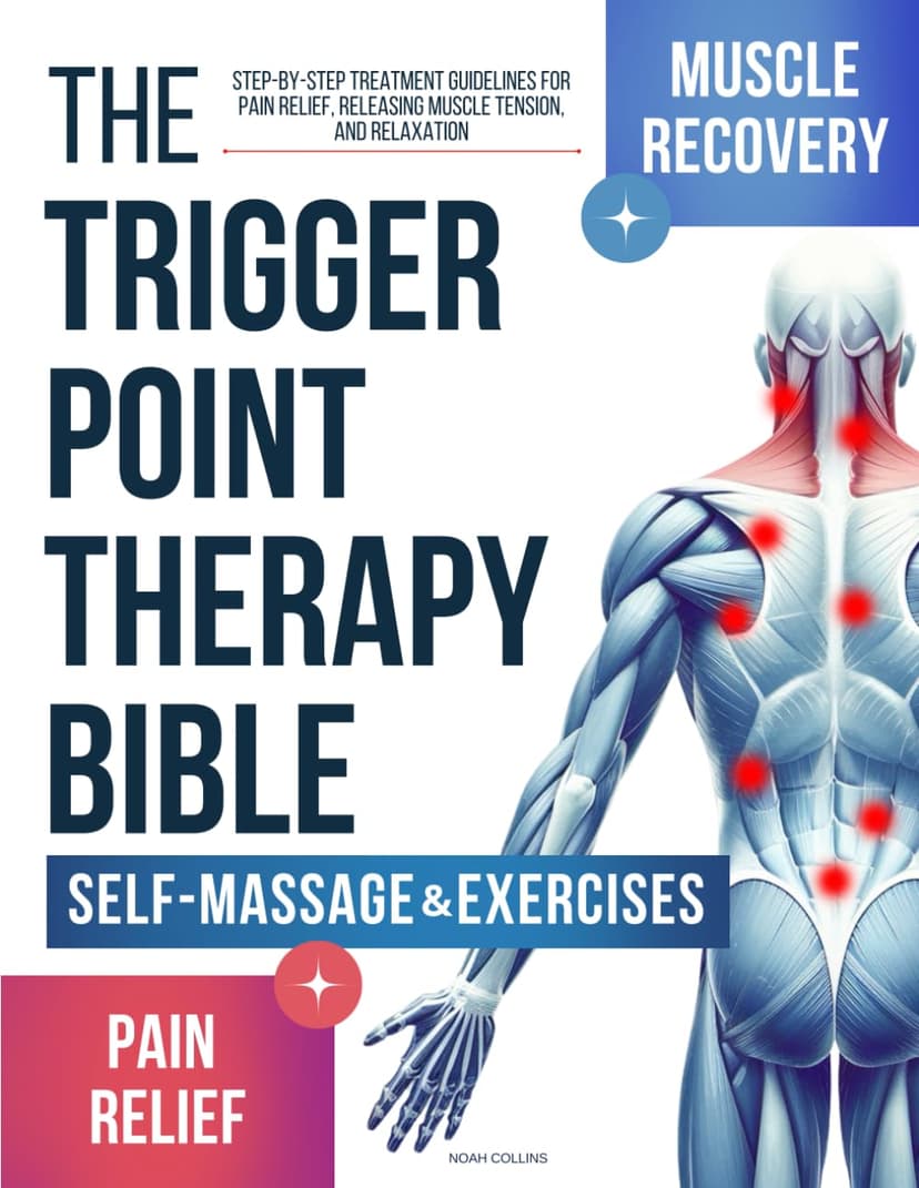 The Trigger Point Therapy Bible: Step-by-Step Treatment Guidelines for Pain Relief, Releasing Muscle Tension, and Relaxation