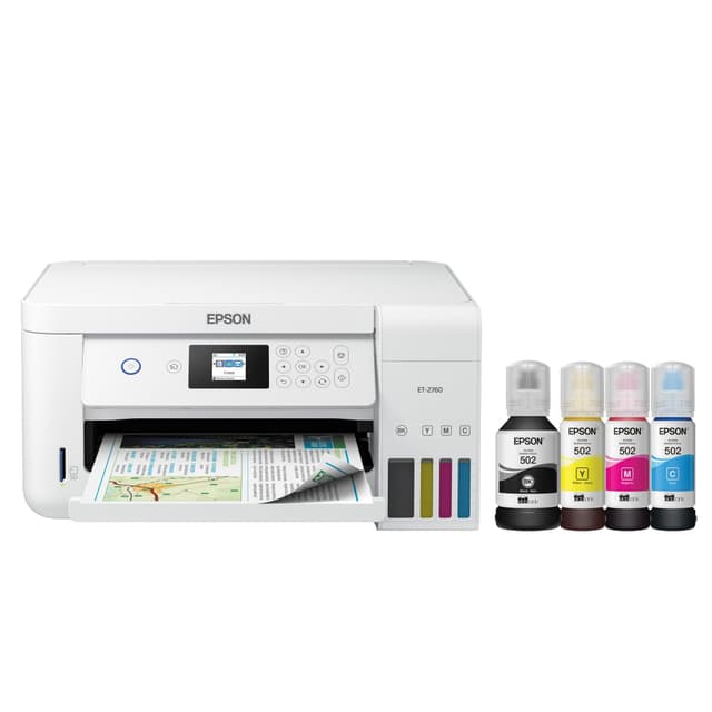 Epson EcoTank ET-2760 Wireless Color All-in-One Cartridge-Free Supertank Printer with Scanner and Copier