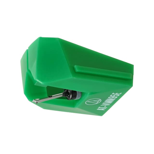 Audio-Technica AT-VMN95E Elliptical Replacement Turntable Stylus for AT-VM95 Series Cartridges, Compatible with AT-LP120X Series, AT-LP3XBT, AT-LPW40, AT-LPW50, AT-LP5X, AT-LP8X, Green