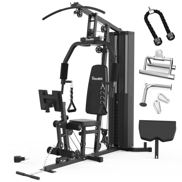 Home Gym SCM-1148L&5003 148LB Multifunctional Full Body Home Gym Equipment for Home Workout Equipment Exercise Equipment Fitness Equipment SincMill