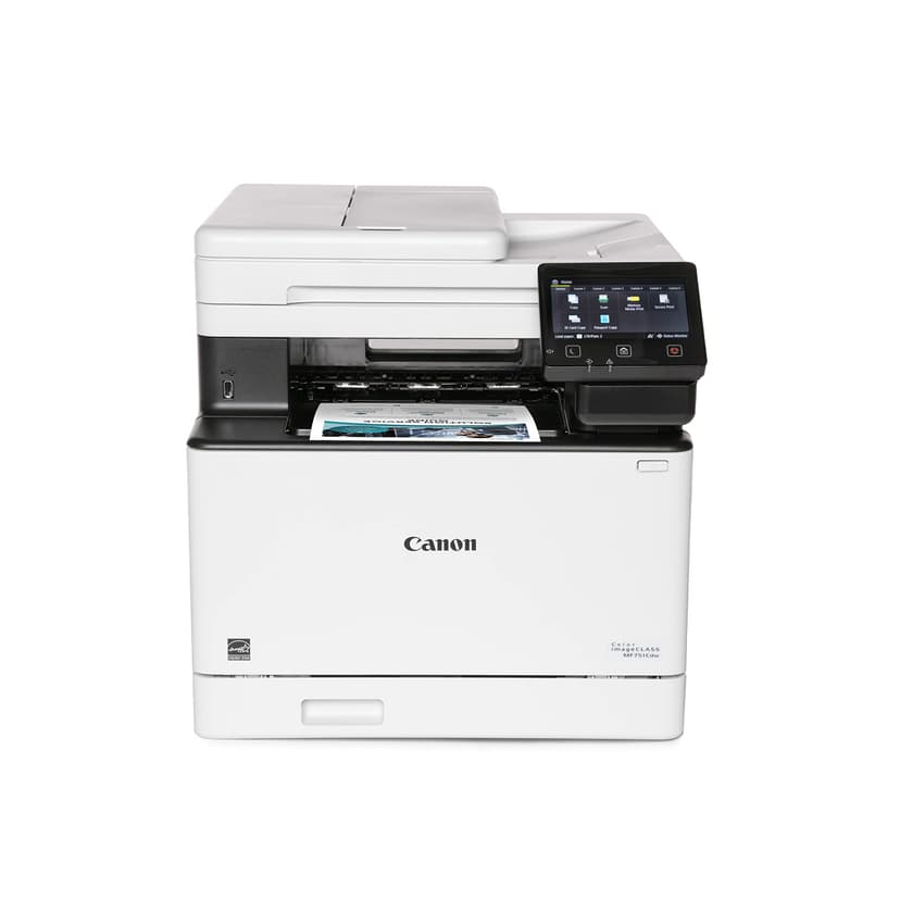 Canon imageCLASS MF751Cdw - Wireless Duplex Color Laser Printer, Multifunction with Copier, Scanner, Automatic Document Feeder, Mobile Ready, 3 Year Limited Warranty, 35 PPM, White