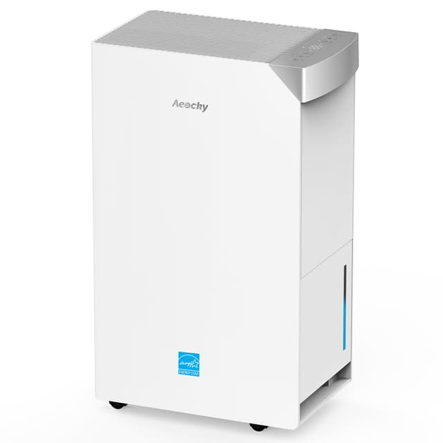 4500 Sq.Ft Energy Star Version 6.0 Dehumidifier,AEOCKY Max 74 Pint/D Smart Compressor Dehumidifier with Drain Hose, Intelligent Humidistat,for Basement,Bedroom,Home,Bathroom