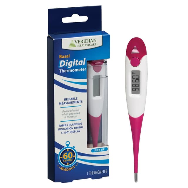 Basal Digital Thermometer for Ovulation Tracking, Natural Family Planning and Fertility