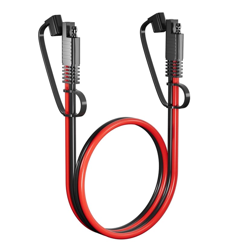 SAE Extension Cable 12AWG, SNLLMZI SAE to SAE Extension Cord DC Power Automotive Extension Cable for Solar Panels,Cars, RVs,Trucks,Boats, etc (3.3FT)