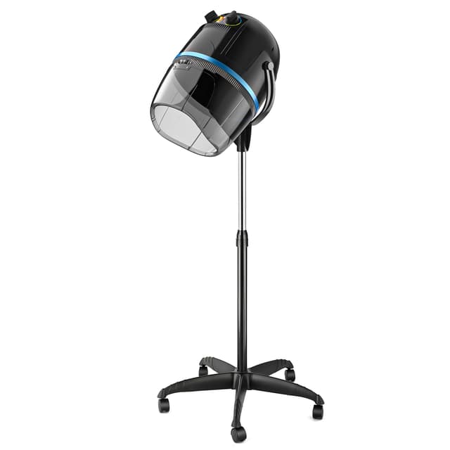 Nova Microdermabrasion Professional Hooded Floor Hair Dryer Adjustable Bonnet Hair Dryer Stand Up with Timer and Rolling Wheels for Beauty Spa Home Salon Equipment