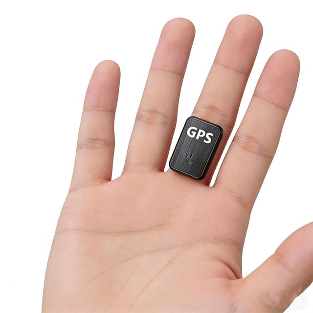 0.8 inch!Hidden Mini GPS Tracker for Vehicles Portable Real Time Magnetic Tracking Device Car Full Global Coverage Location Kids Dogs Trucks Person No Subscription Required Monthly Fee (Ultra mini)