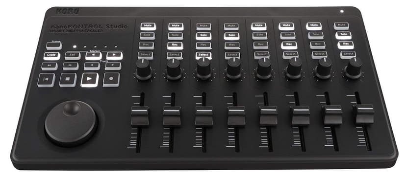 Korg Nanokontrol Studio Bluetooth/USB MIDI Control Surface with 8 Faders & Backlit Switches