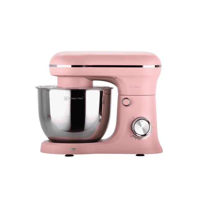 CULINARY CHEF 4.5L Retro Stand Mixer (Pink), 4.75 Quart