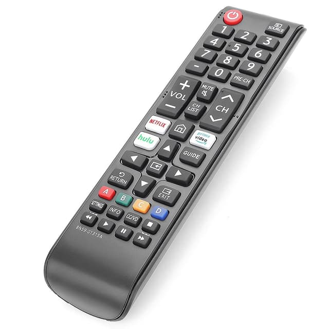 Gvirtue BN59-01315A Remote Control Replacement for Samsung-Smart-TV-Remote, for All Samsung LED QLED LCD 6/7/8/9 Series 4K UHD HDTV HDR Flat Curved Smart TV, with Netflix, Prime Video and Hulu Button