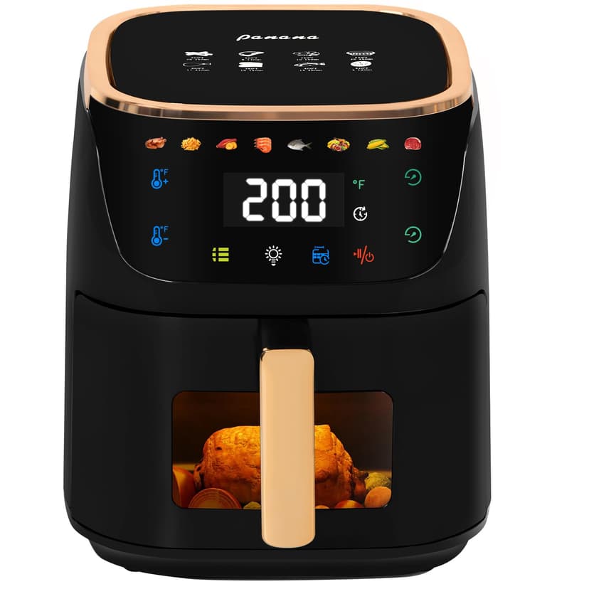 Panana Air Fryer, 8QT Large Capacity Air Fryer, Oilless Healty Cooker Airfryer Oven with 8 Presets, 1500W Air Fryers for Quick Meal, Home Use