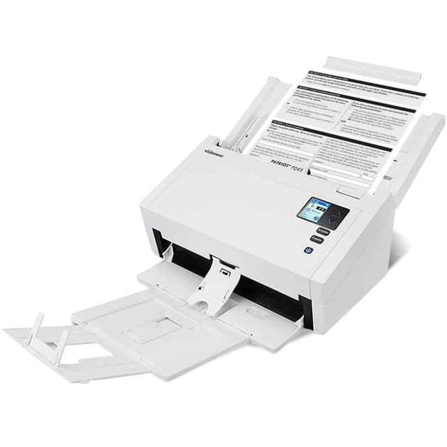 Visioneer Patriot PD45 Scanner, USB Duplex Office Document Scanner for PC, 50 PPM, Sheetfed 100 Page Automatic Document Feeder (ADF), White