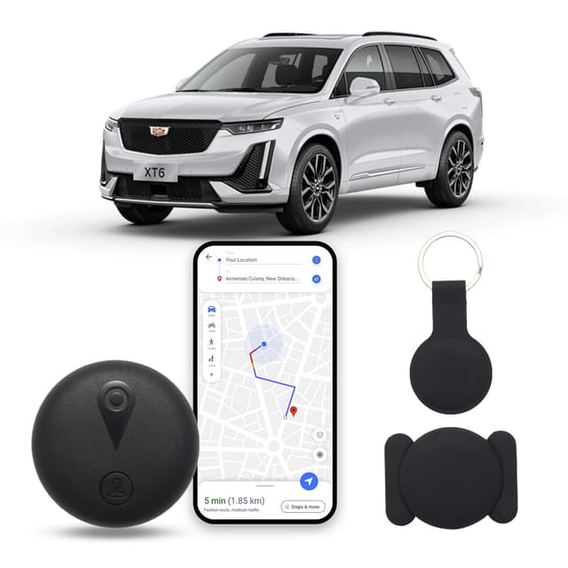Tracking Devices for Cars Hidden, Undetectable GPS Tracker for Vehicles, Mini Tracker Device, No Monthly Fee Subscription No SIM Card Required, Only Available for iOS Find My, Splashproof