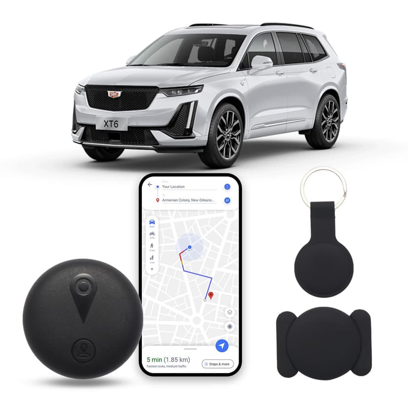 Tracking Devices for Cars Hidden, Undetectable GPS Tracker for Vehicles, Mini Tracker Device, No Monthly Fee Subscription No SIM Card Required, Only Available for iOS Find My, Splashproof