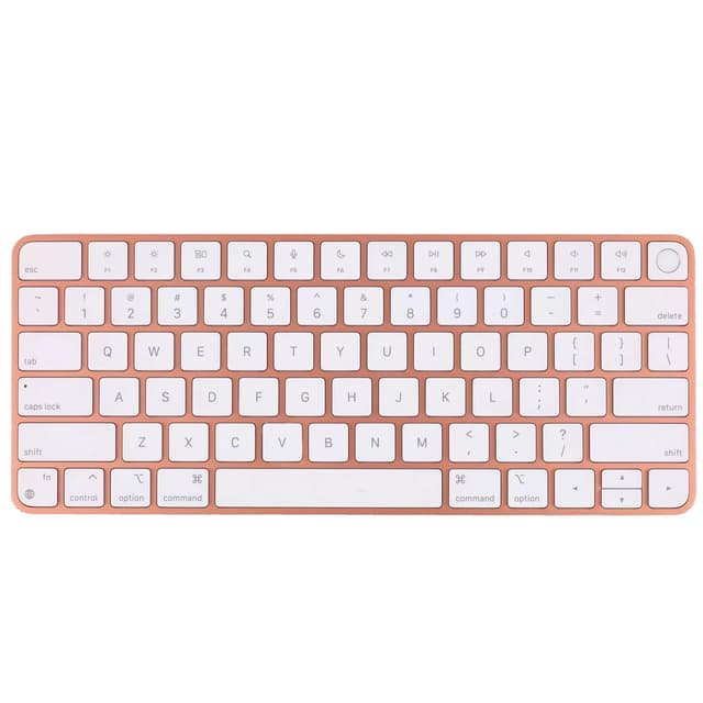 Apple Magic Keyboard with Touch ID for Mac Models with Apple Silicon (US English) Orange(Renewed)