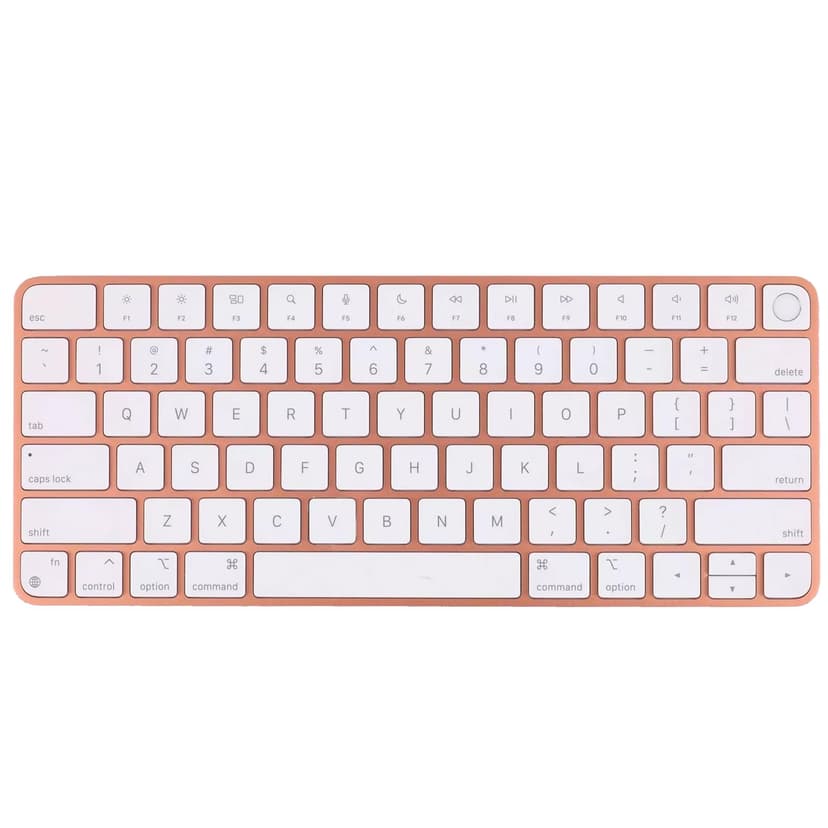 Apple Magic Keyboard with Touch ID for Mac Models with Apple Silicon (US English) Orange(Renewed)