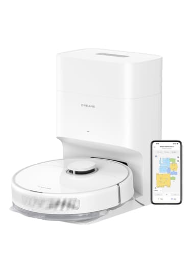 DREAME D10 Plus Gen 2 Robot Vacuum and Mop with Self Emptying Base for 90 Days of Cleaning, 6000 Pa Suction and LiDAR Navigation, Obstacle Avoidance, Wi-Fi Connected
