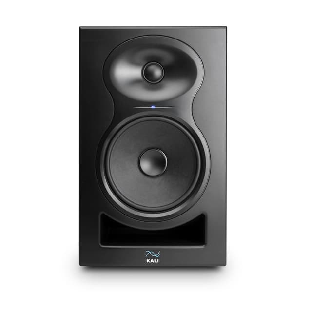 KALI AUDIO LP-6 V2 6.5" Project Lone Pine Powered Studio Monitor - Low-Noise Bi-Amped Professional Studio Speaker for Music Production - 80W, 115dB Max SPL - TRS, RCA, XLR Inputs - Single, Black