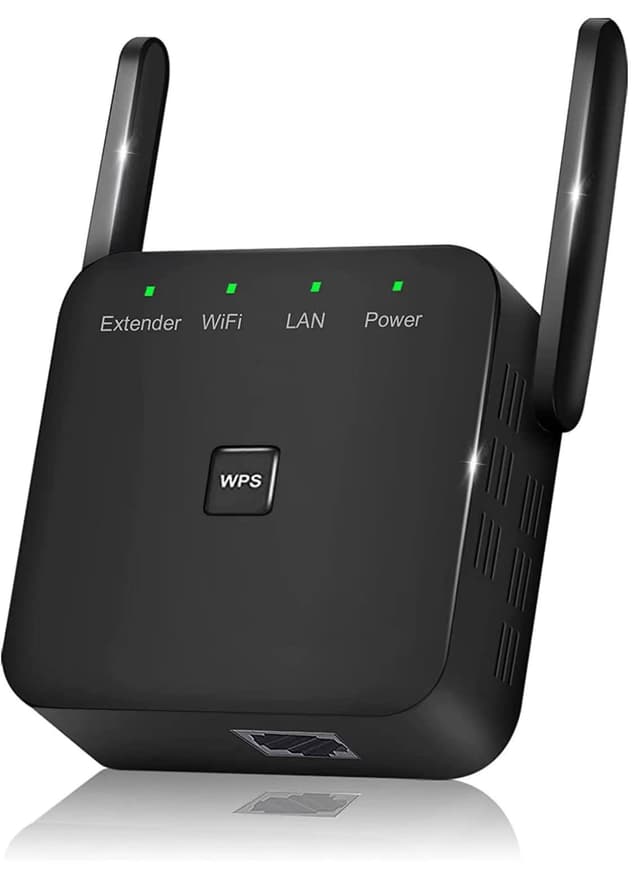 2026 Fastest WiFi Extender Signal Booster Covers 10000 Sq.ft and 80 Devices | 2.4GHz High Speed WiFi Repeater with Ethernet Port - Eliminate Dead Zones with Wireless Internet Booster for Home