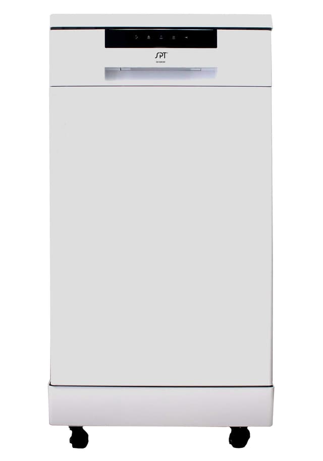 SPT SD-9263WB 18″ Wide Portable Dishwasher with ENERGY STAR, 6 Wash Programs, 8 Place Settings and Stainless Steel Tub – White