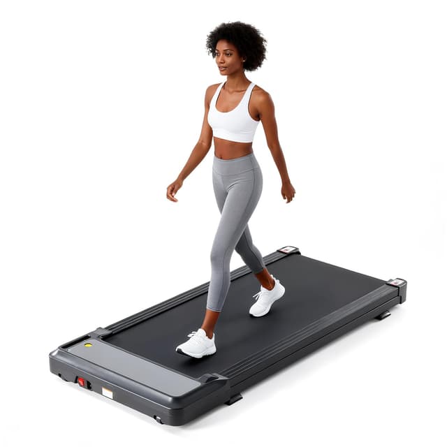OLIXIS Walking Pad Treadmill for Home, Under Desk Treadmill for Small Space, Portable Design for Home Office Workouts, LED Display with Remote Control, Low Noise