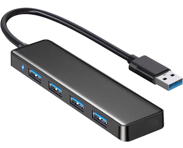 USB 3.0 Hub, VIENON 4-Port USB Hub USB Splitter USB Expander for Laptop, Xbox, Flash Drive, HDD, Console, Printer, Camera,Keyborad, Mouse(Not for Charging)