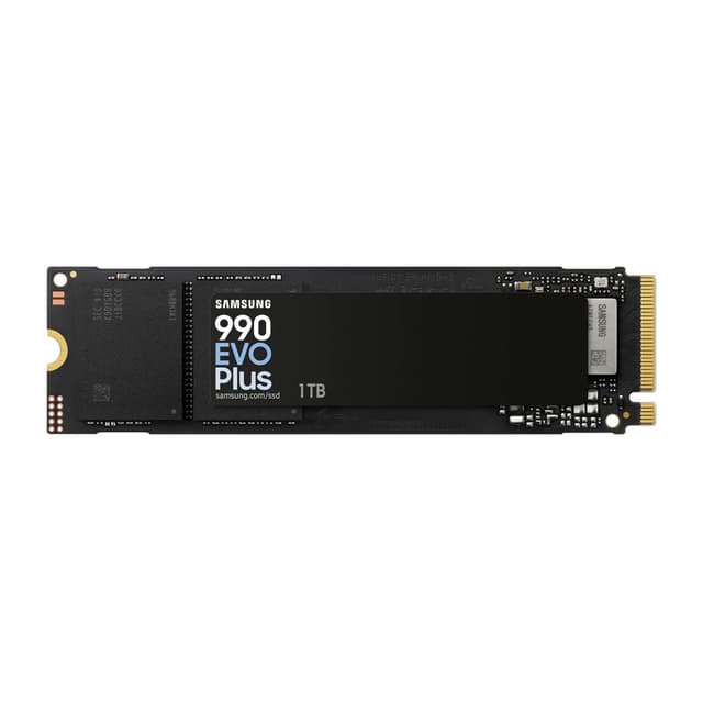 Samsung 990 EVO Plus SSD 1TB, PCIe Gen 4x4, Gen 5x2 M.2 2280, Speeds Up-to 7,150 MB/s, Upgrade Storage for PC/Laptops, HMB Technology and Intelligent Turbowrite 2.0, (MZ-V9S1T0B/AM)