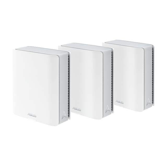 ASUS ZenWiFi BT8 (3-Pack) Tri-Band WiFi 7 Mesh, 14 Gbps, 8850 sq.ft, Dual 2.5G Ports, Security and Parental Controls Included, Smart Home Master SSIDs, 4G & 5G Mobile Tethering