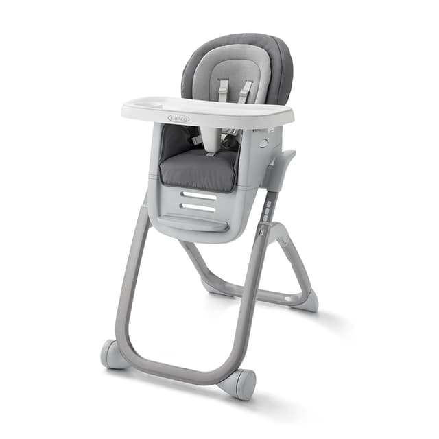 Graco DuoDiner DLX 6-in-1 Convertible High Chair, Infant to Toddler Booster & Youth Stool, Adjustable Height & Recline, Easy Clean Tray Insert, Arlo