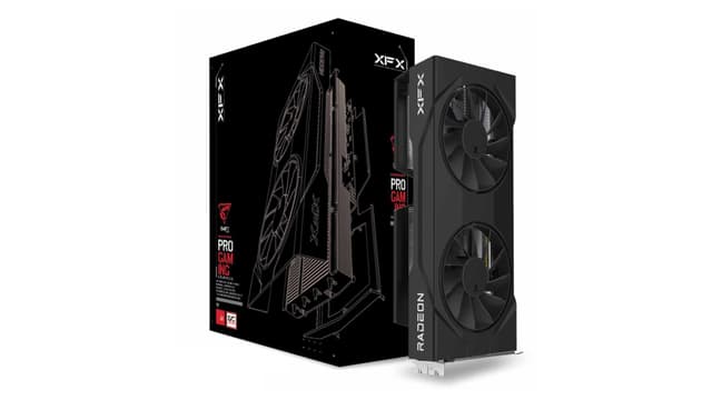 XFX Swift AMD Radeon RX 9060 XT OC Gaming Edition with 16GB GDDR6 HDMI 2xDP, AMD RDNA 4 RX-96TSW16BQ