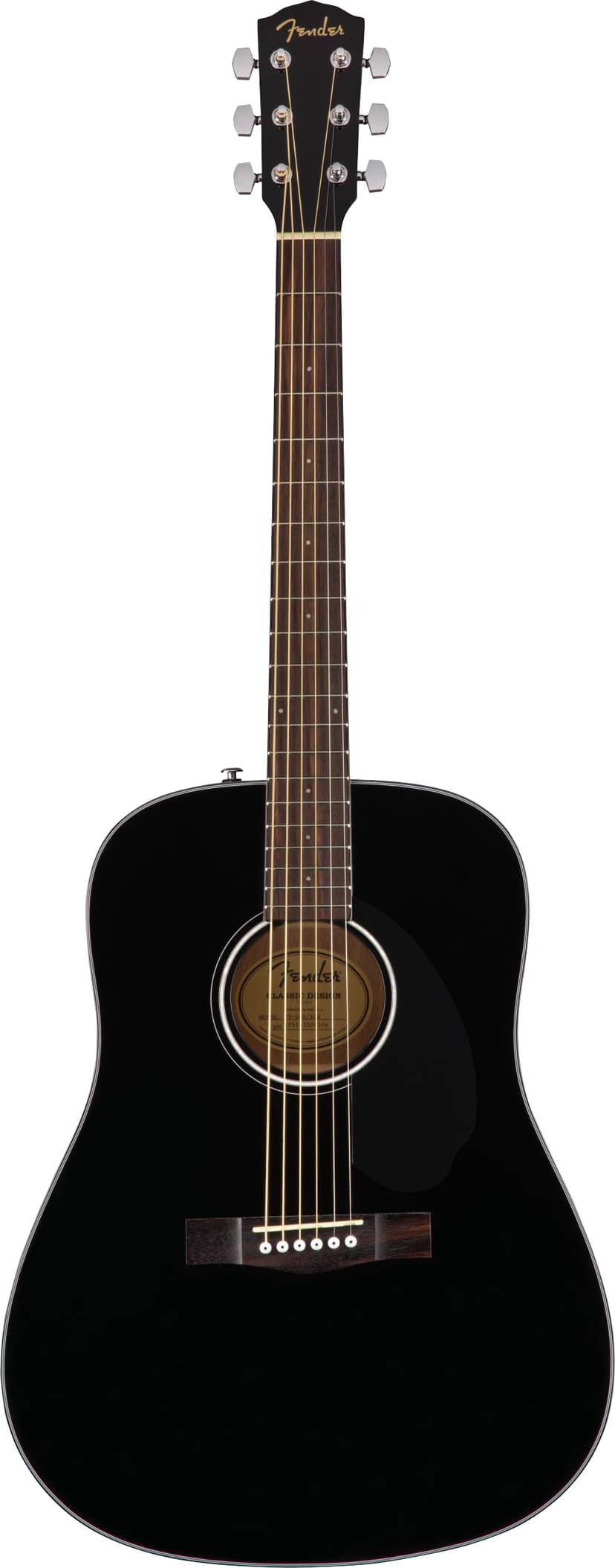 Fender CD-60S Dreadnought Acoustic Guitar, with 2-Year Warranty, Black