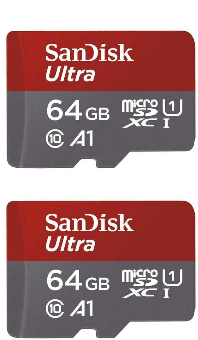 SanDisk 64GB X2 (128GB) MicroSDXC Ultra Uhs-1 Memory Card