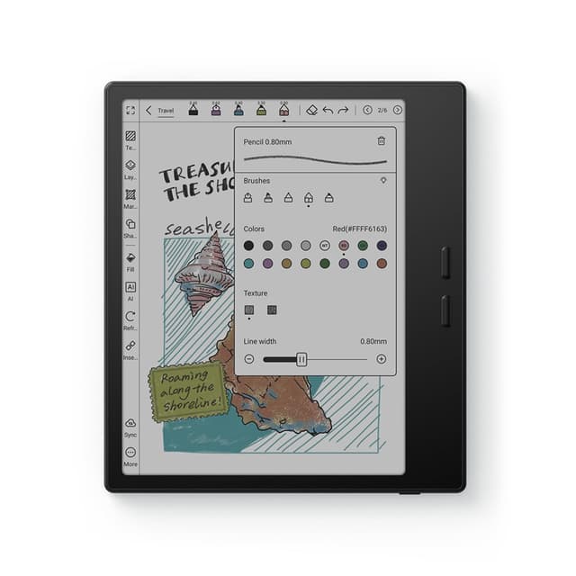 BOOX Tablet Go Color 7 Gen II E Ink Tablet 4G 64G Support Active Stylus InkSense (Black)