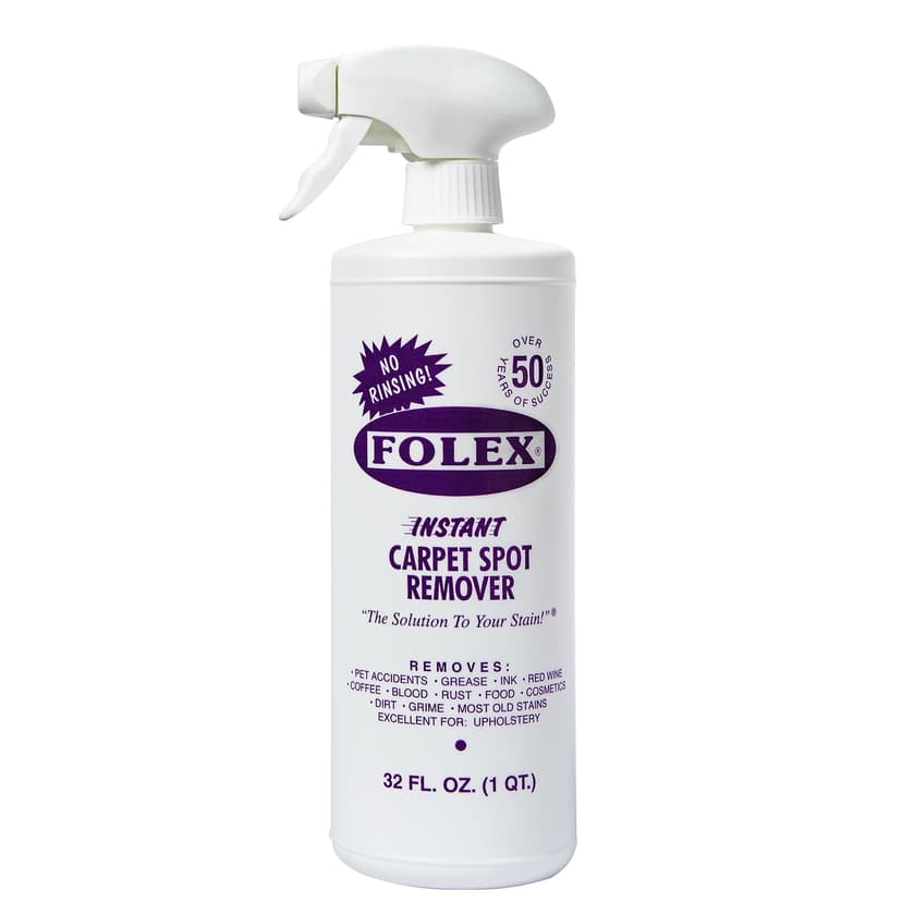 FOLEX Instant Carpet Spot Remover Carpet Cleaner - 32 oz - Removes Pet Accidents, Grease, Red Wine and More