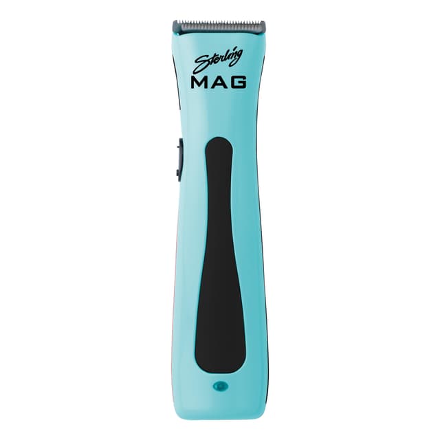 Wahl Professional Sterling MAG Cordless Trimmer, LE Black and Aqua, Lithium Ion, Quick-Detach Blade, 120 Minute Run Time, Includes Charging Stand