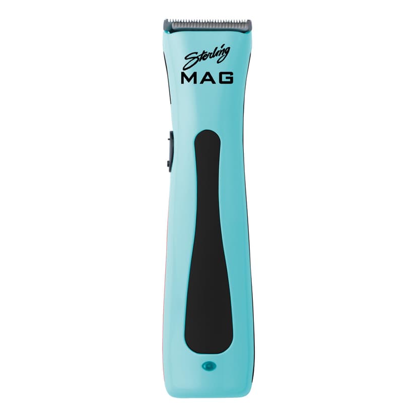 Wahl Professional Sterling MAG Cordless Trimmer, LE Black and Aqua, Lithium Ion, Quick-Detach Blade, 120 Minute Run Time, Includes Charging Stand