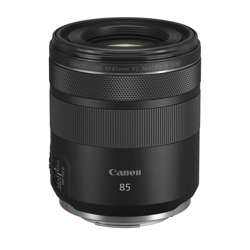 Canon RF 85mm F2 Macro is STM, Compact Medium-Telephoto Black Lens (4234C002)