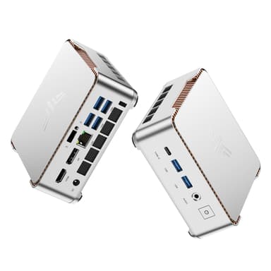 KAMRUI P2 Small PC, Ryzen Embedded R2544(Beat R5 3500U/R3 4300U/N150/i3 10110U,Up to 3.7GHz), Mini Computer 16GB DDR4 512GB SSD, Samll Desktop Pc Dual 4K, Ethernet, WiFi, BT, Business, Office, Home