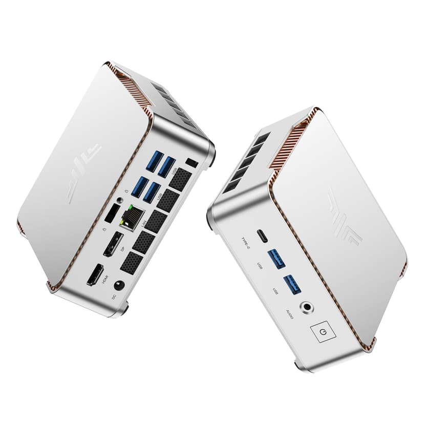 KAMRUI P2 Small PC, Ryzen Embedded R2544(Beat R5 3500U/R3 4300U/N150/i3 10110U,Up to 3.7GHz), Mini Computer 16GB DDR4 512GB SSD, Samll Desktop Pc Dual 4K, Ethernet, WiFi, BT, Business, Office, Home